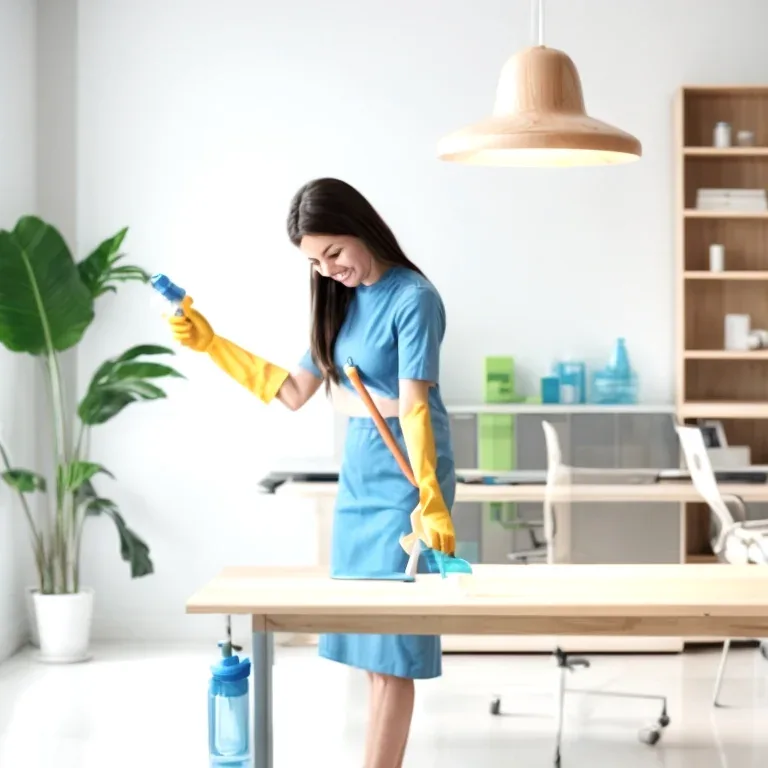 Limpieza de cocina residencial